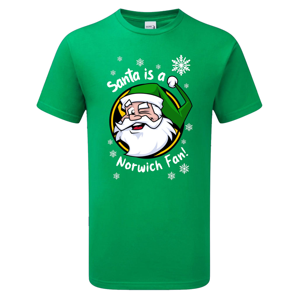 Santa Is A Norwich Fan! Children's Tshirt