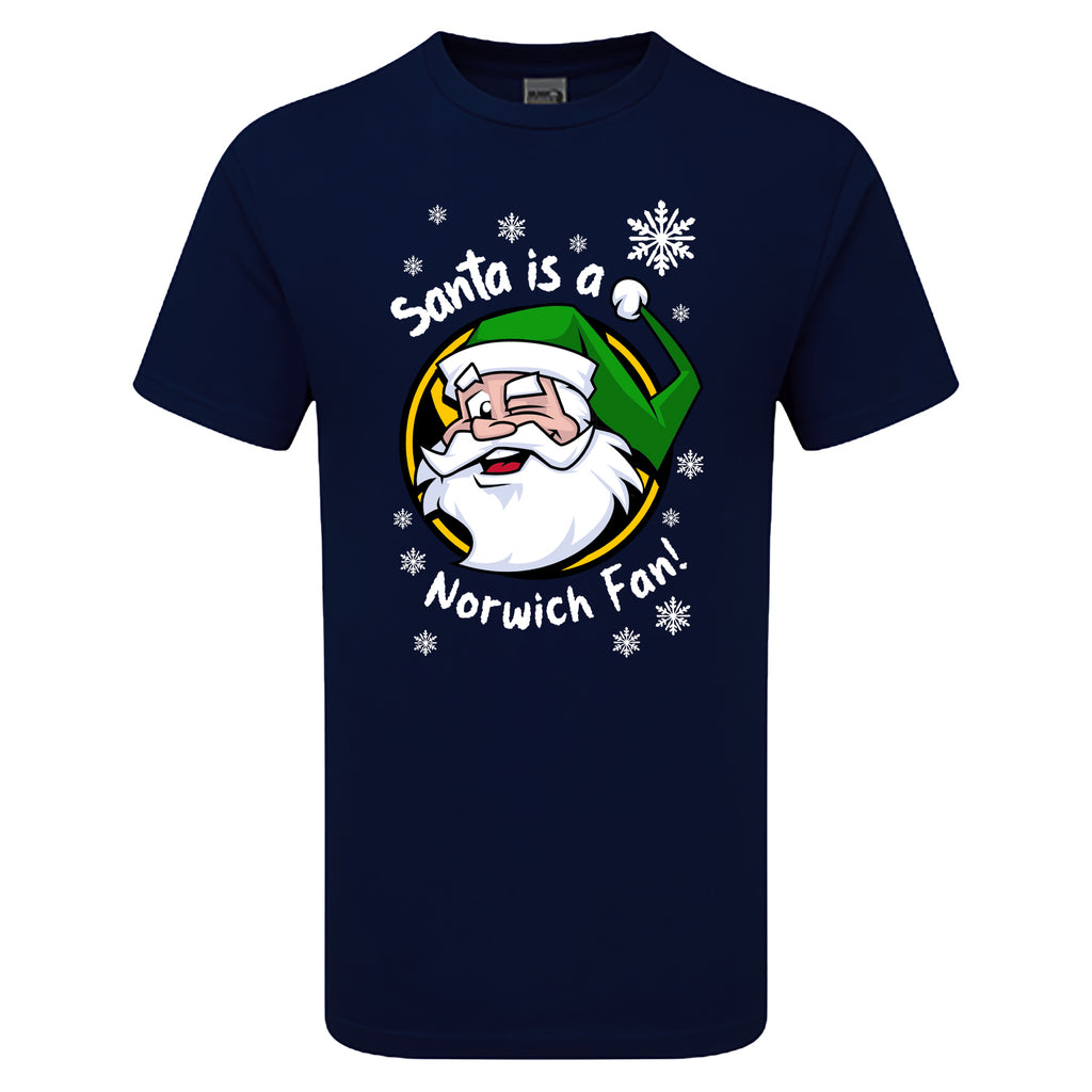 Santa Is A Norwich Fan! Children's Tshirt