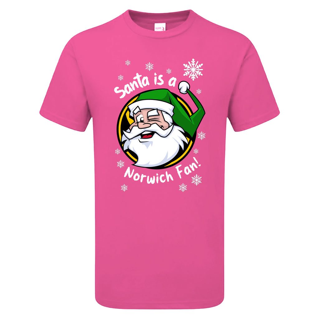 Santa Is A Norwich Fan! Children's Tshirt