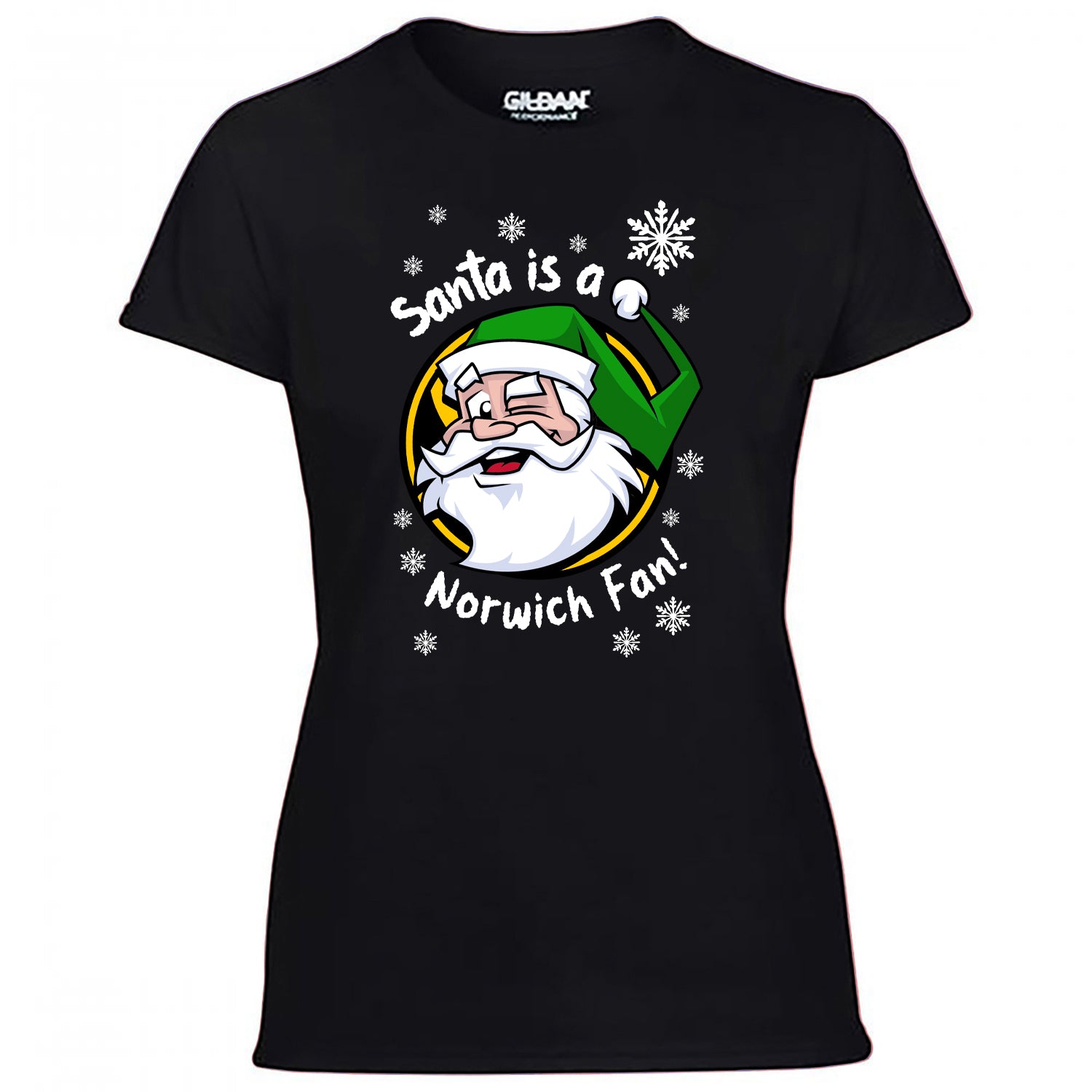 Santa Is A Norwich Fan! Women's Tshirt