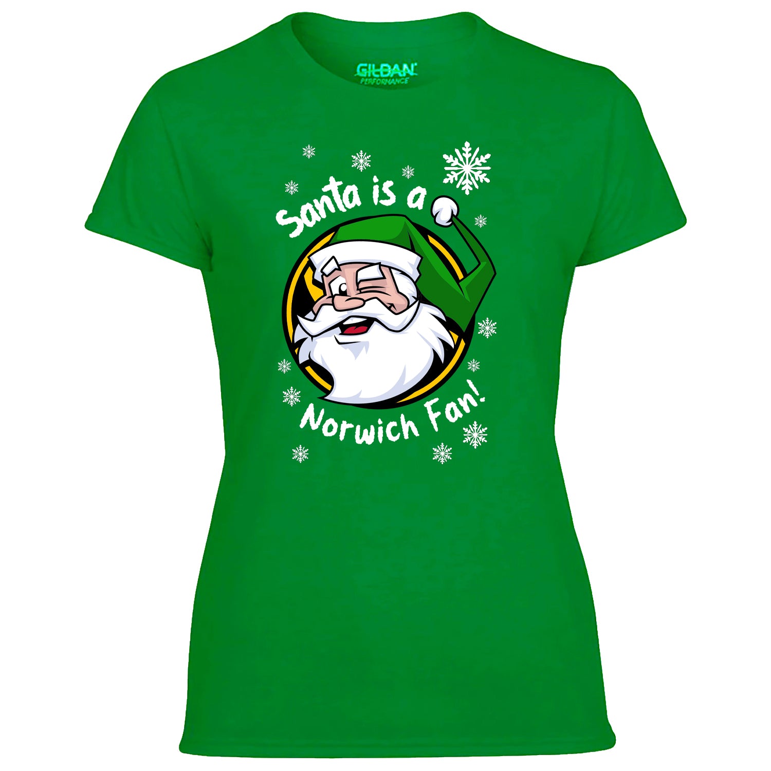 Santa Is A Norwich Fan! Women's Tshirt