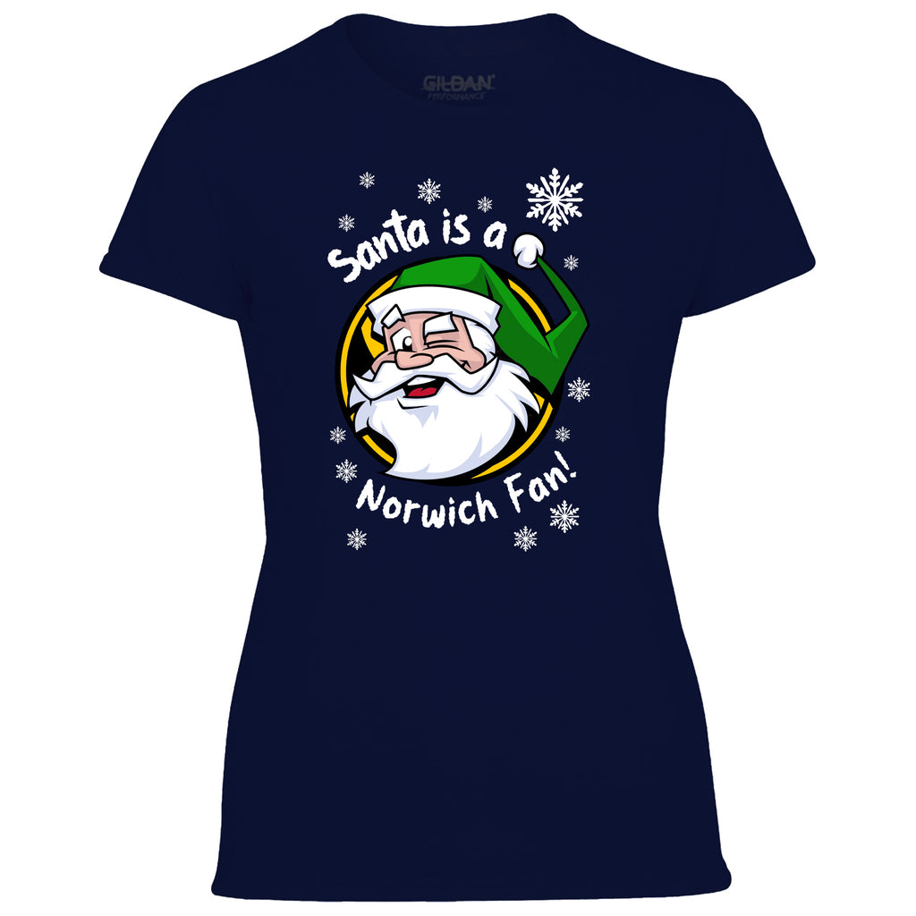 Santa Is A Norwich Fan! Women's Tshirt