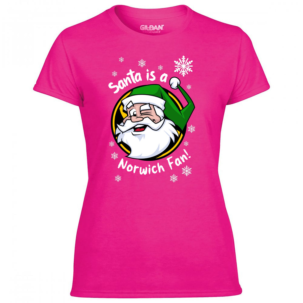 Santa Is A Norwich Fan! Women's Tshirt