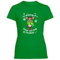 Norwich Green & Gold Christmas Reindeer Women's Tshirt