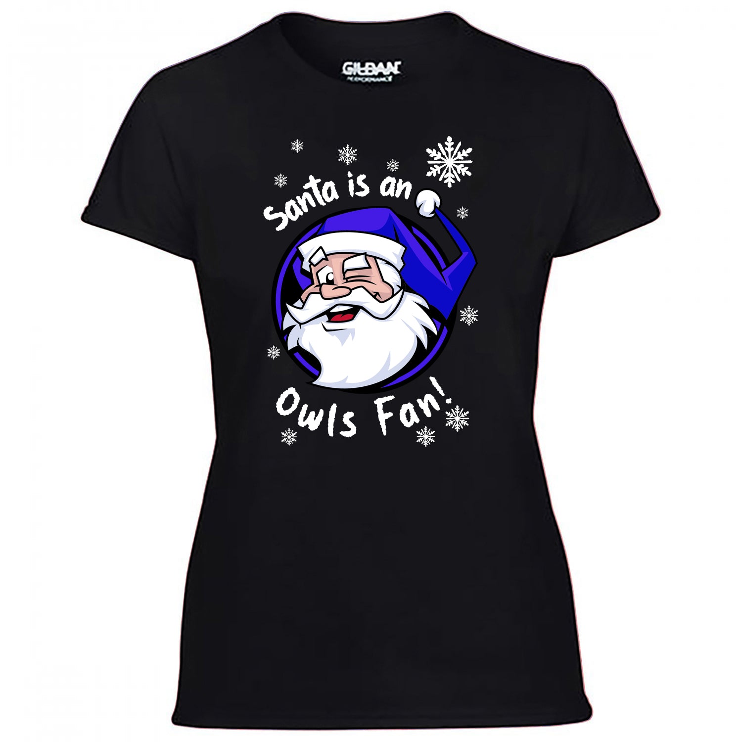 Santa Is An Owls Fan! Women's Tshirt