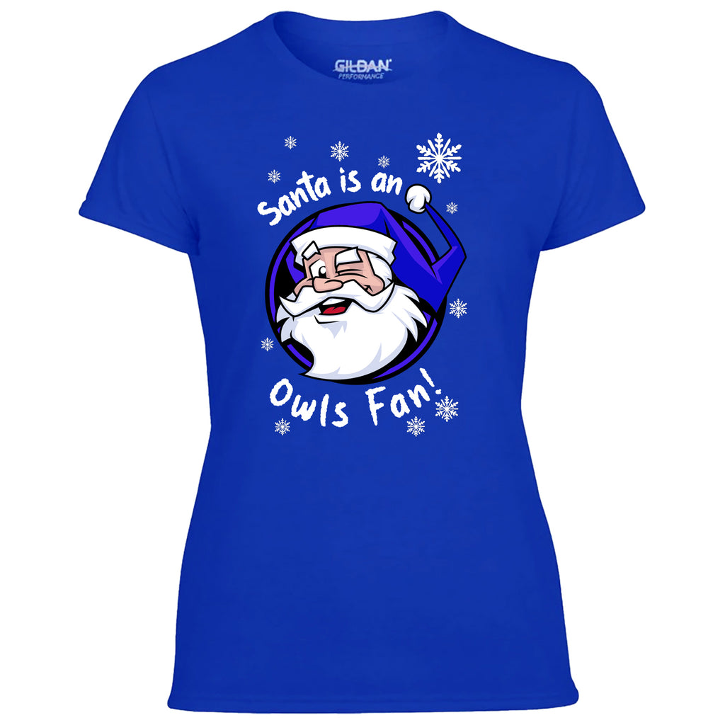 Santa Is An Owls Fan! Women's Tshirt