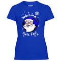 Santa Is An Owls Fan! Women's Tshirt