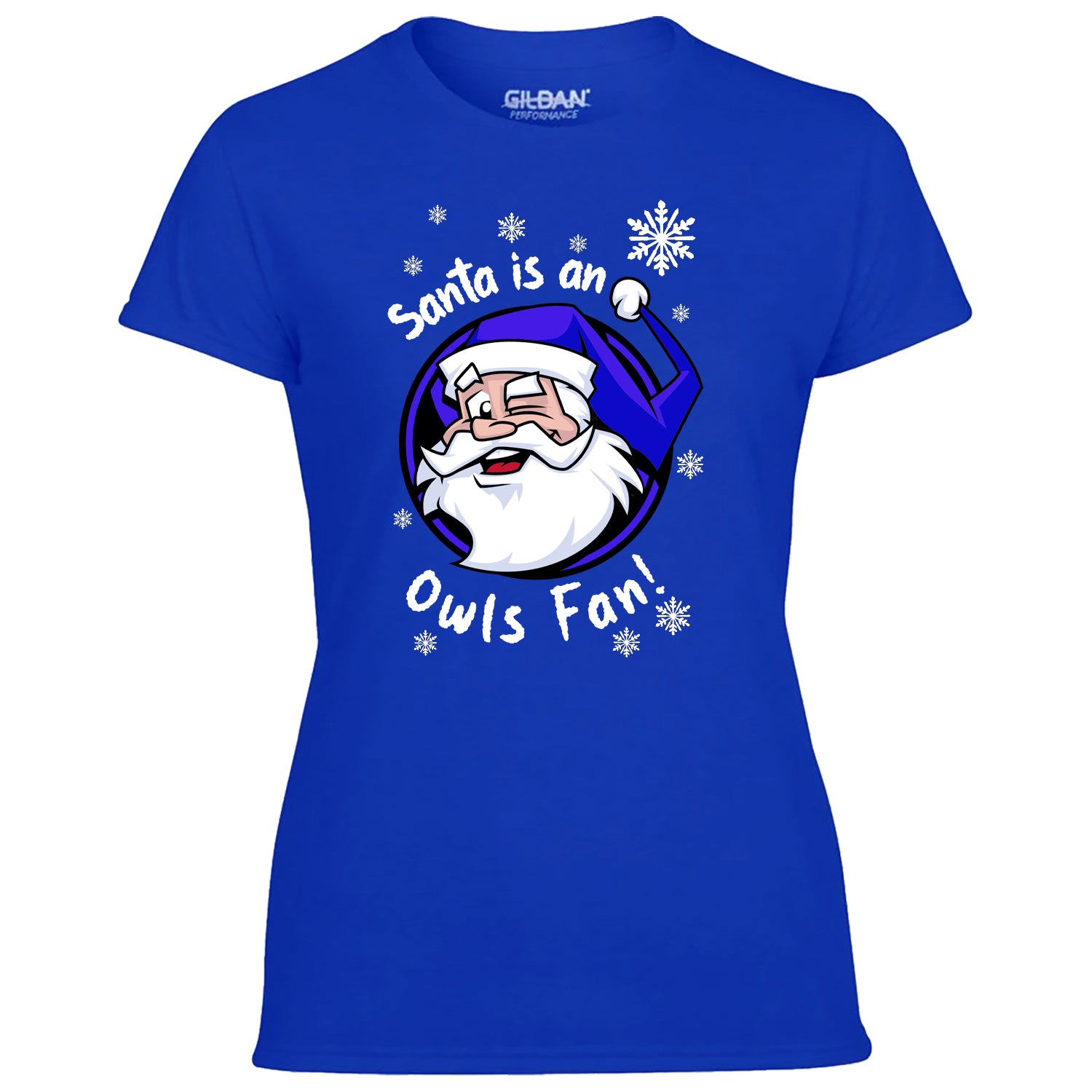 Santa Is An Owls Fan! Women's Tshirt