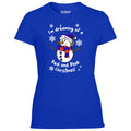 C. Palace Red & Blue Christmas Snowman Women's Tshirt