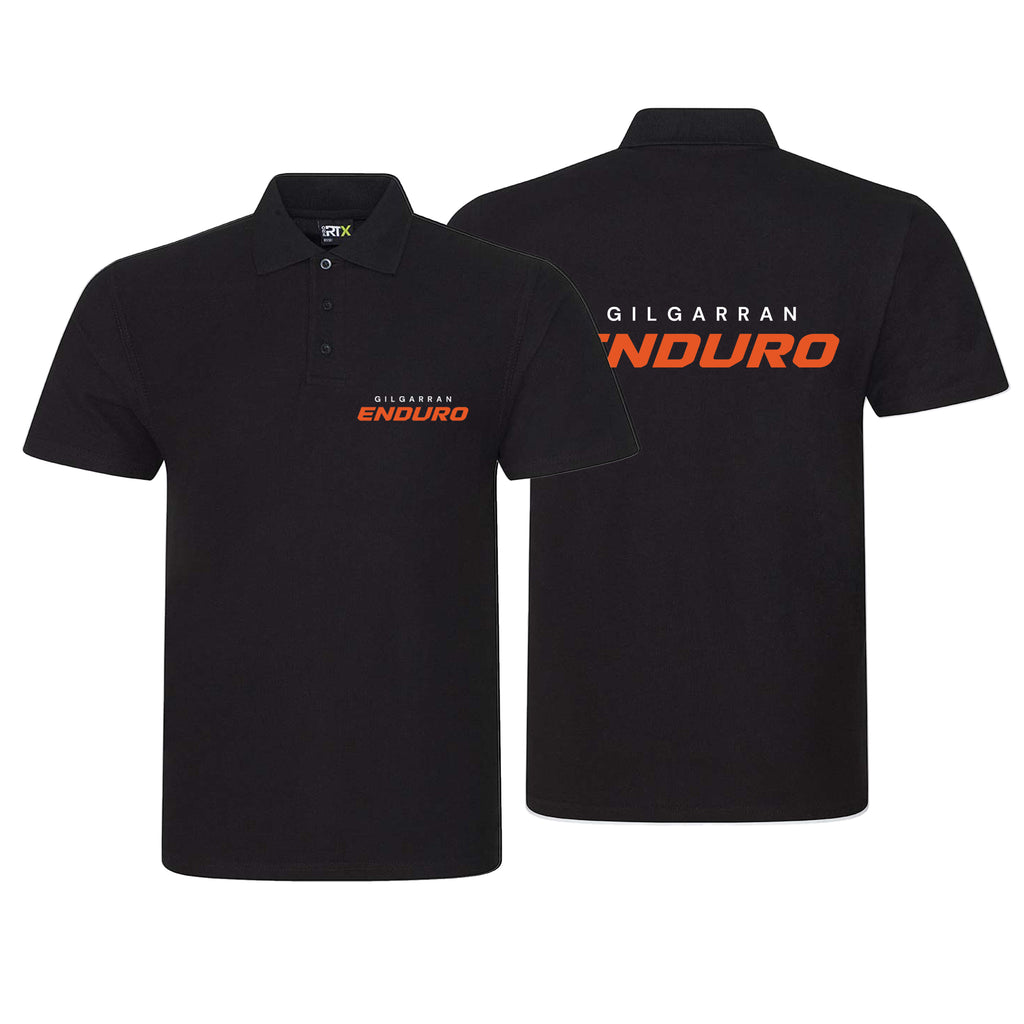 Gilgarran Enduro Men's Polo Shirt (Pocket & Back Banner)