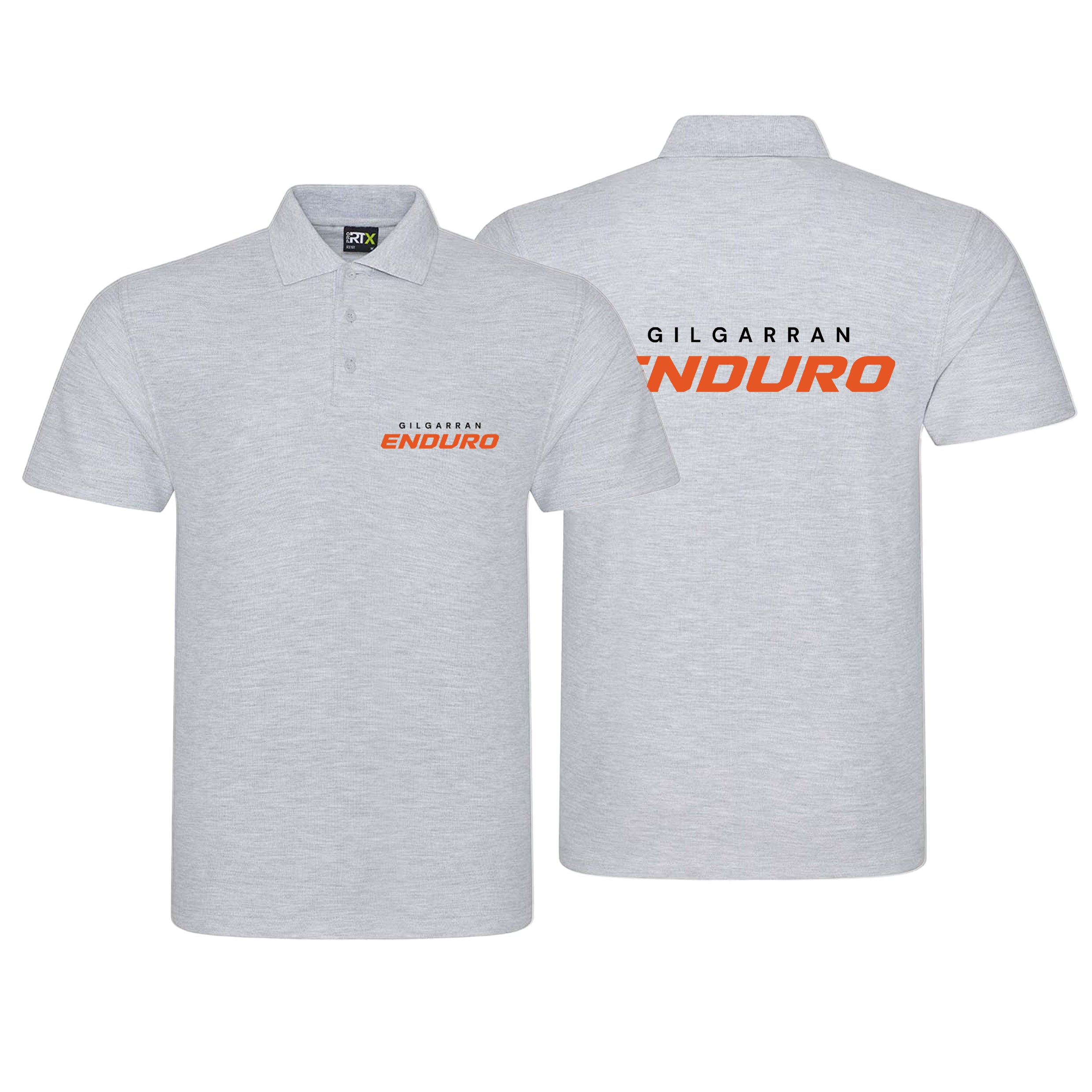 Gilgarran Enduro Men's Polo Shirt (Pocket & Back Banner)