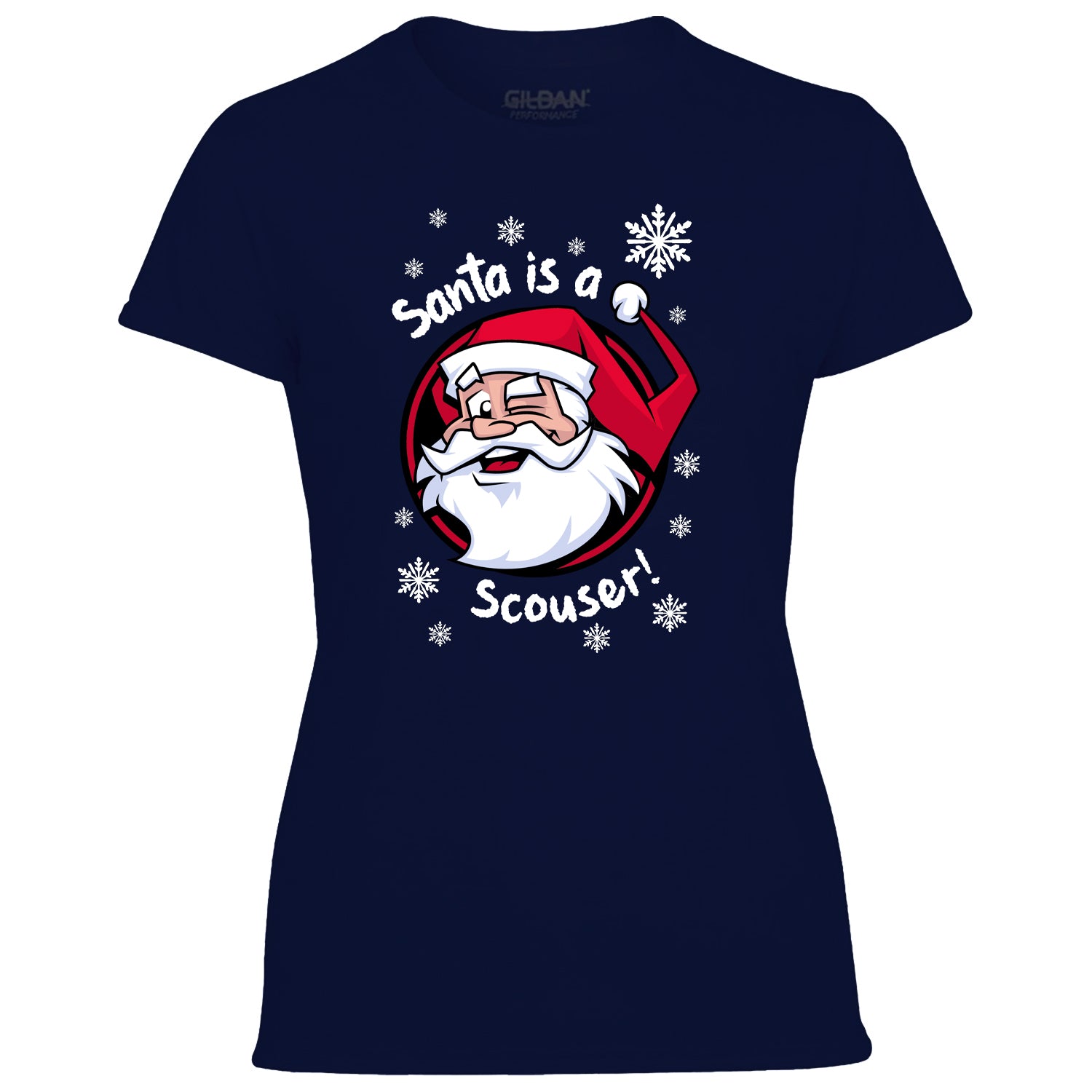 Santa Is A Scouser! Women's Tshirt