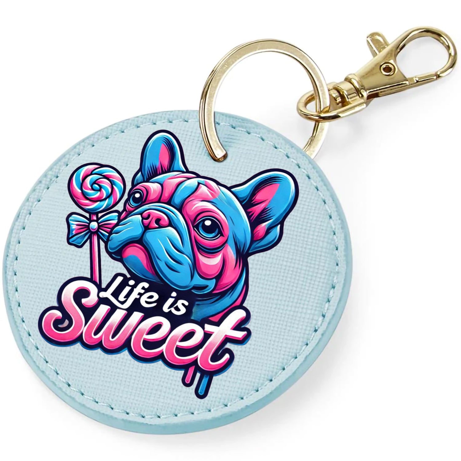 Candy Cabs Life Is Sweet 'Dog' Keyring Bag Charm