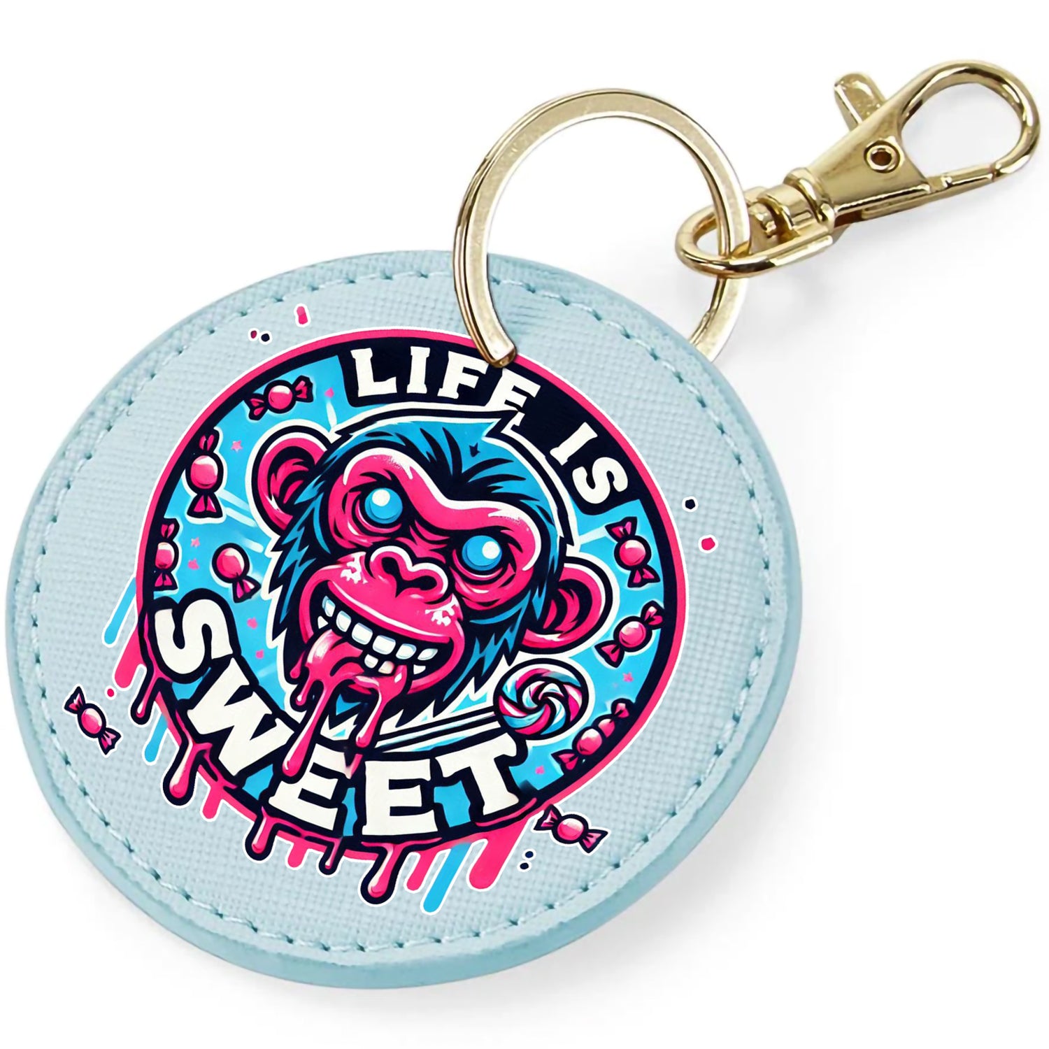 Candy Cabs Life Is Sweet 'Monkey' Keyring Bag Charm