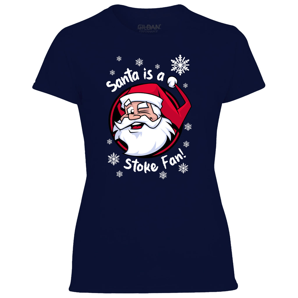 Santa Is A Stoke Fan! Women's Tshirt