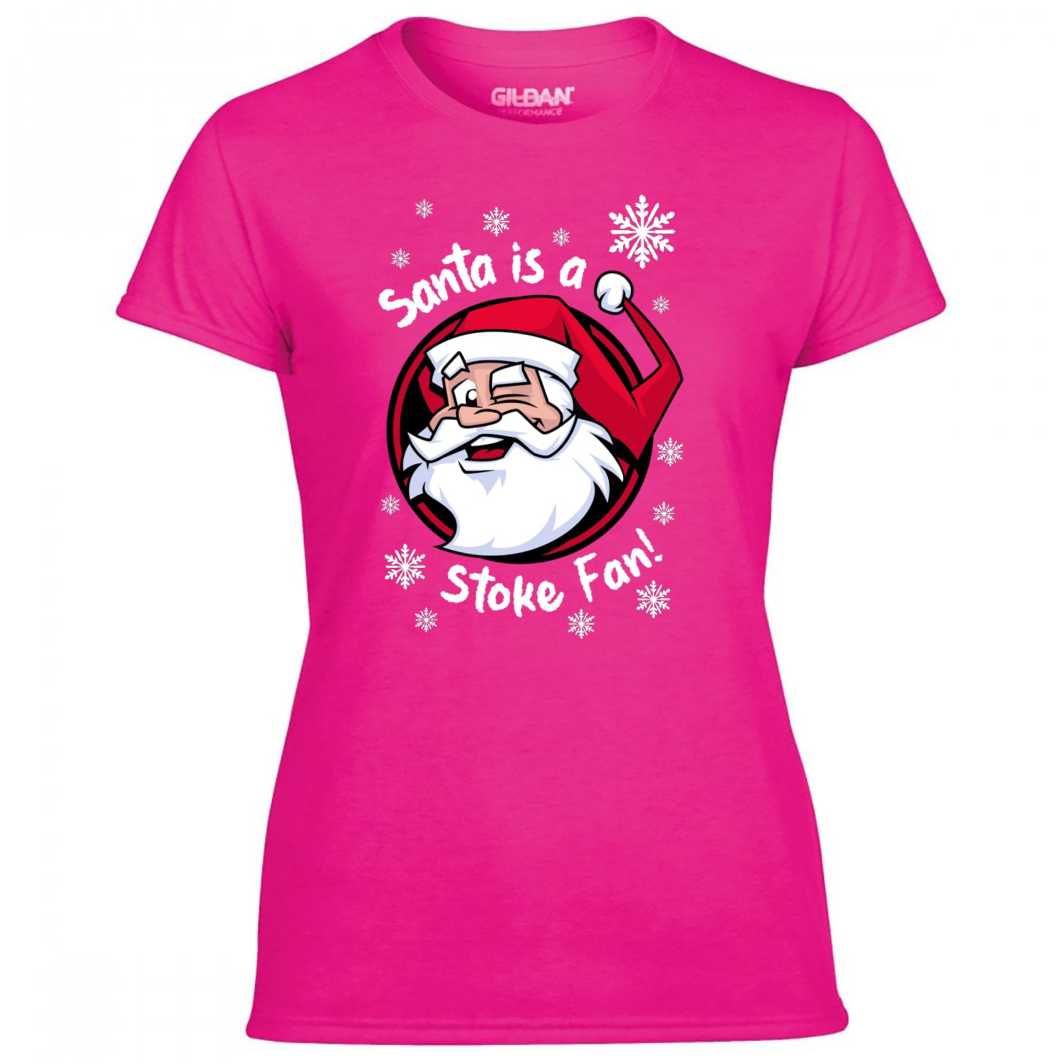 Santa Is A Stoke Fan! Women's Tshirt