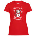 Sunderland Red & White Christmas Snowman Women's Tshirt