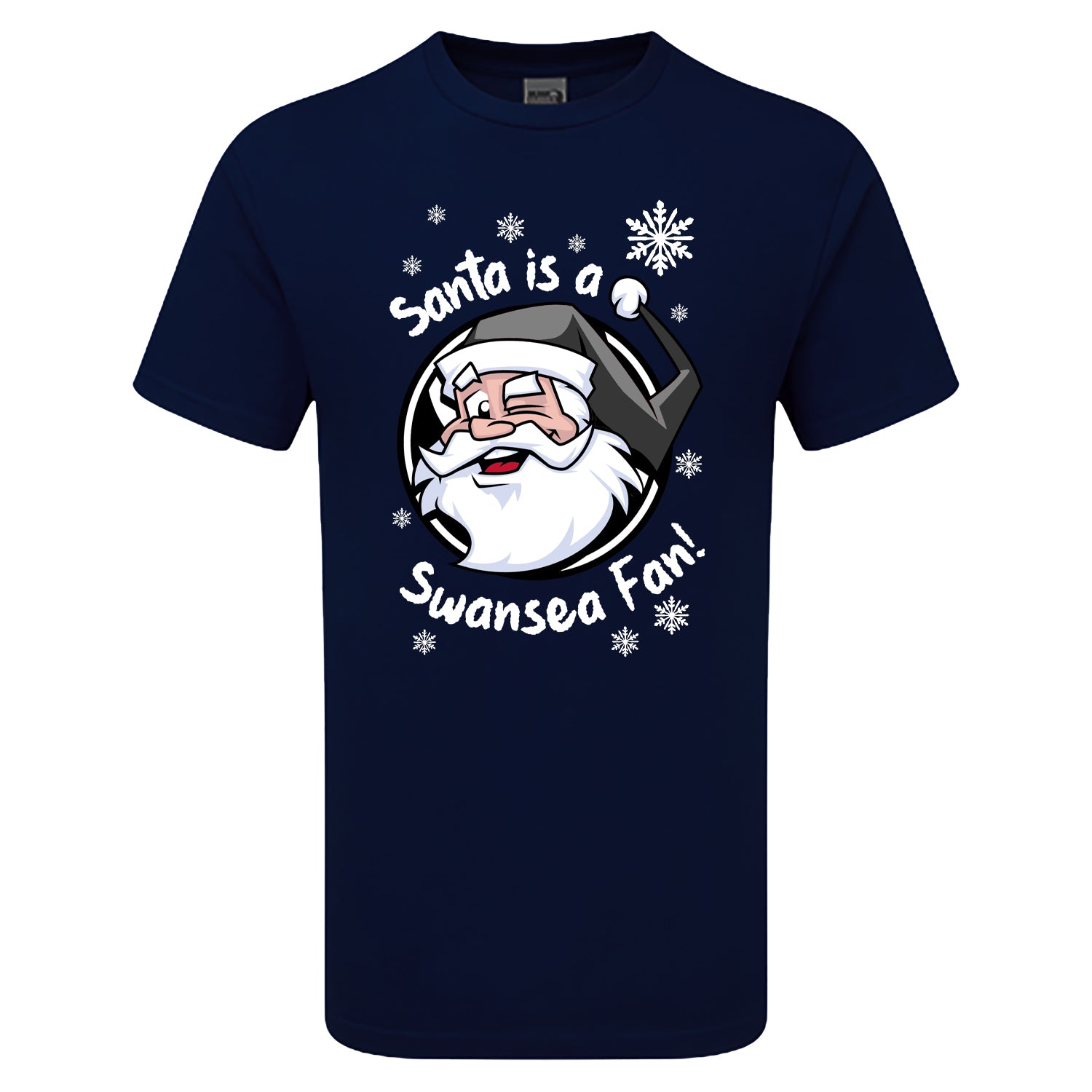 Santa Is A Swansea Fan! Children's Tshirt
