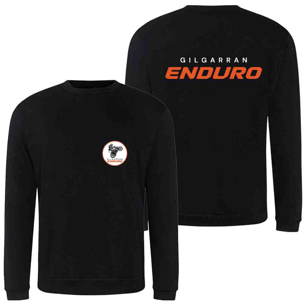 Gilgarran Enduro Adult's Sweatshirt (Pocket Crest & Back Banner)