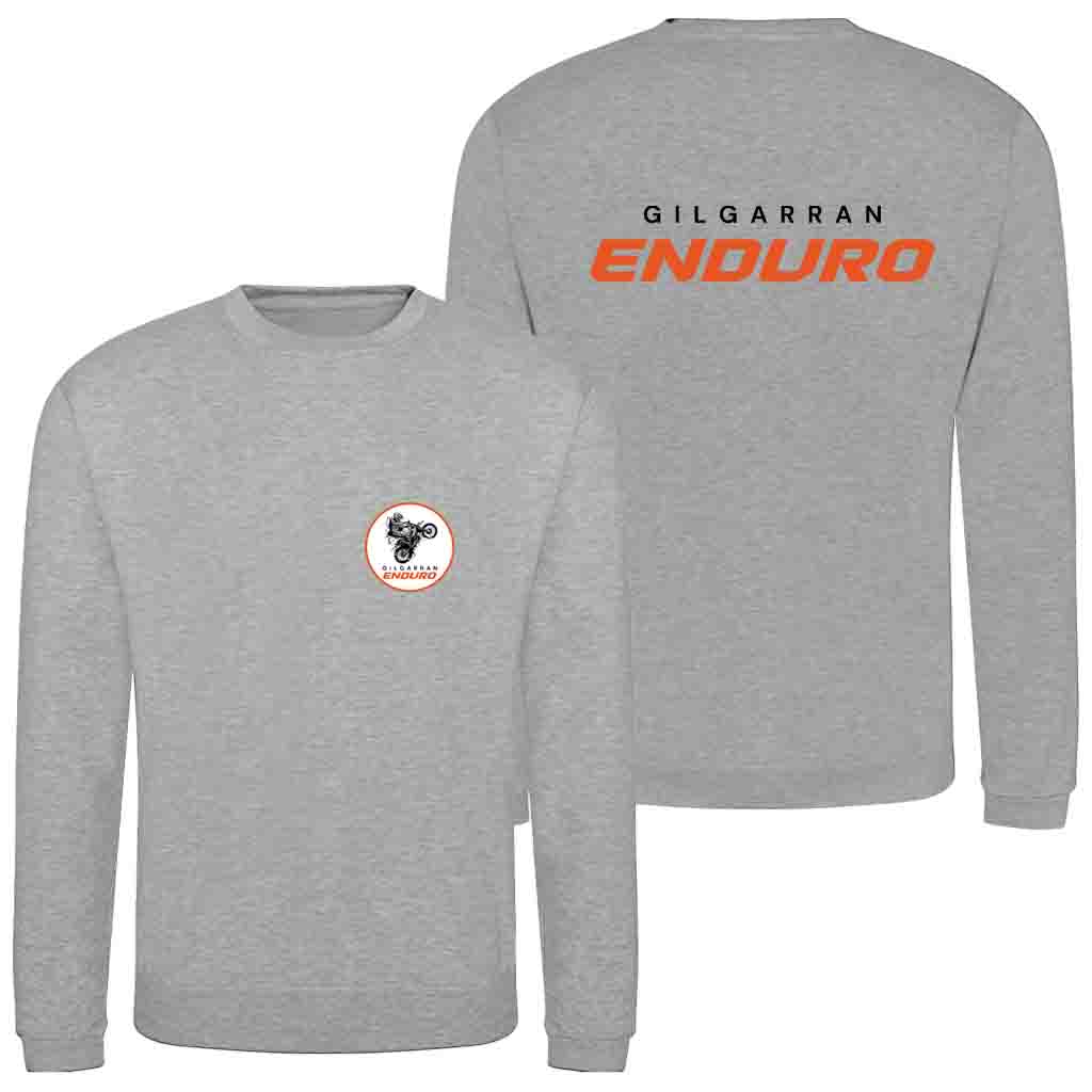 Gilgarran Enduro Adult's Sweatshirt (Pocket Crest & Back Banner)