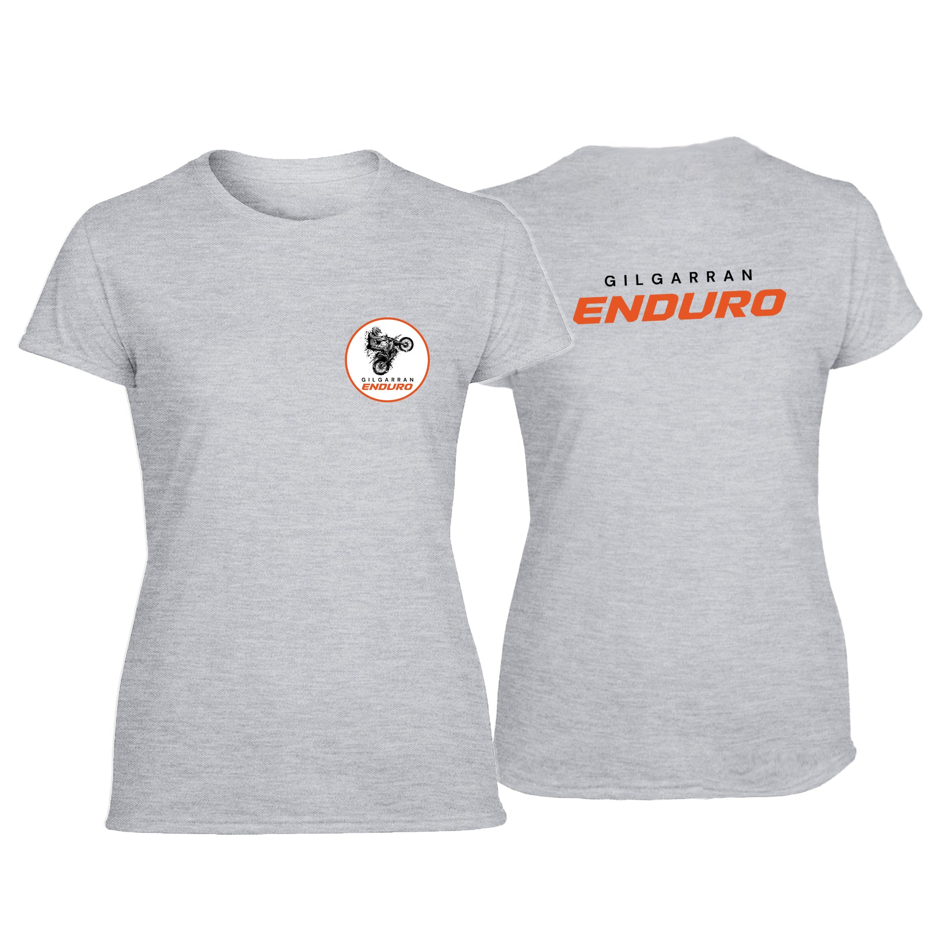 Gilgarran Enduro Women's Tshirt (Pocket Crest & Back Banner)