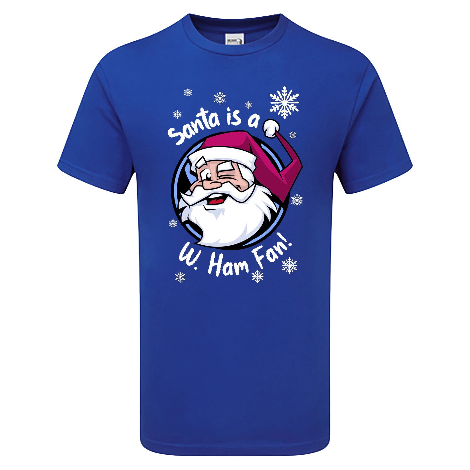 Santa Is A W. Ham Fan! Men's Tshirt