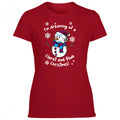 W. Ham Claret & Blue Christmas Snowman Women's Tshirt