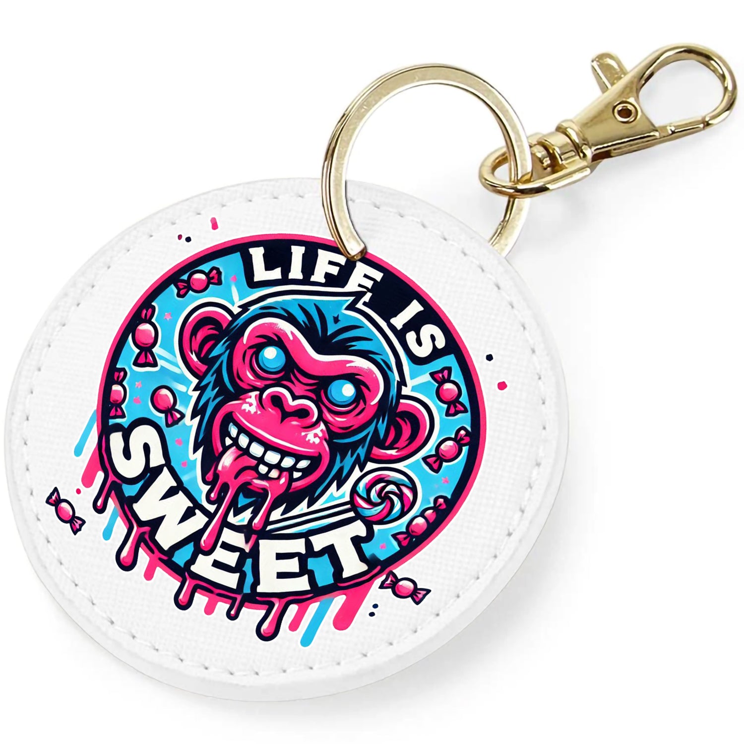 Candy Cabs Life Is Sweet 'Monkey' Keyring Bag Charm