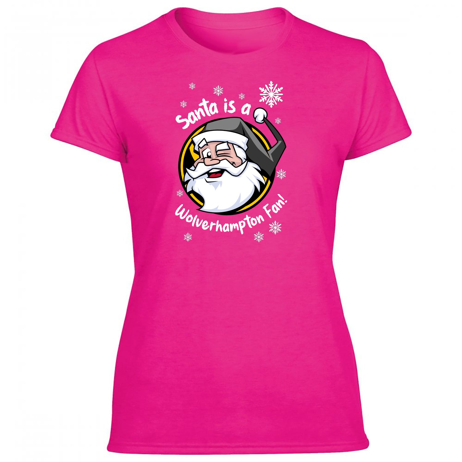 Santa Is A Wolverhampton Fan! Women's Tshirt