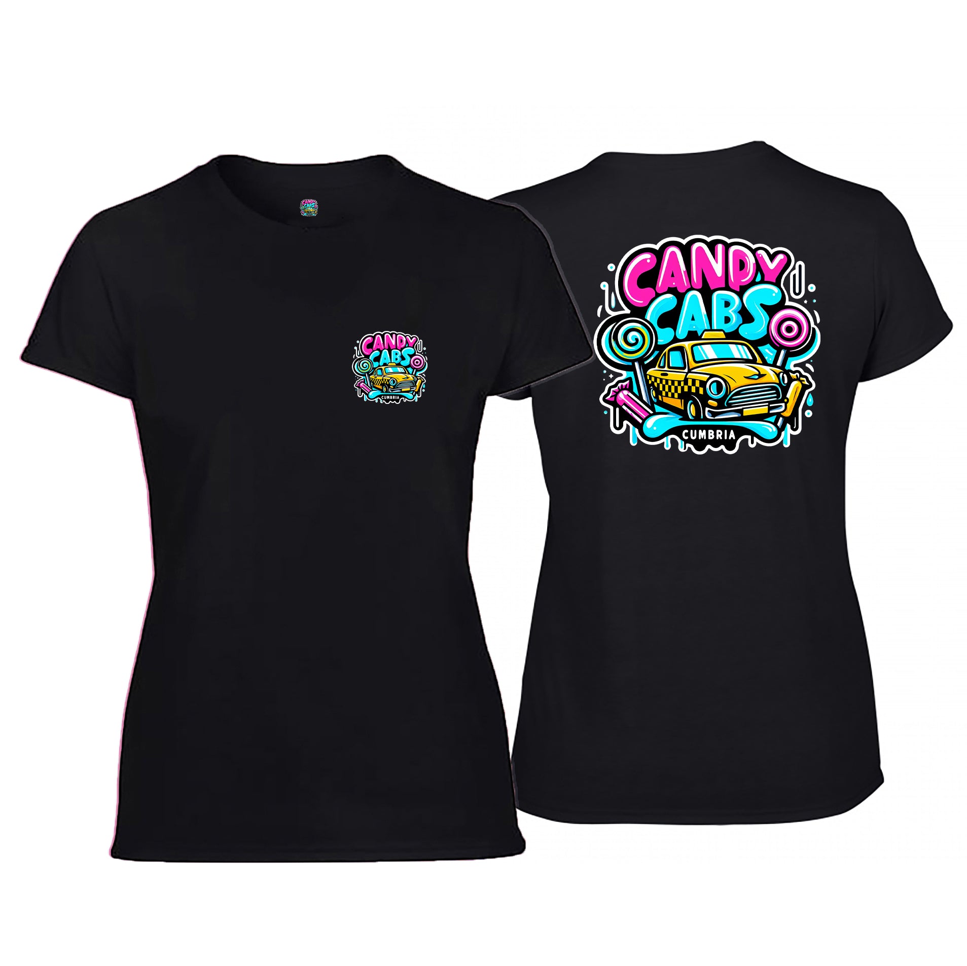 Candy Cabs Cumbria Women's Tshirt