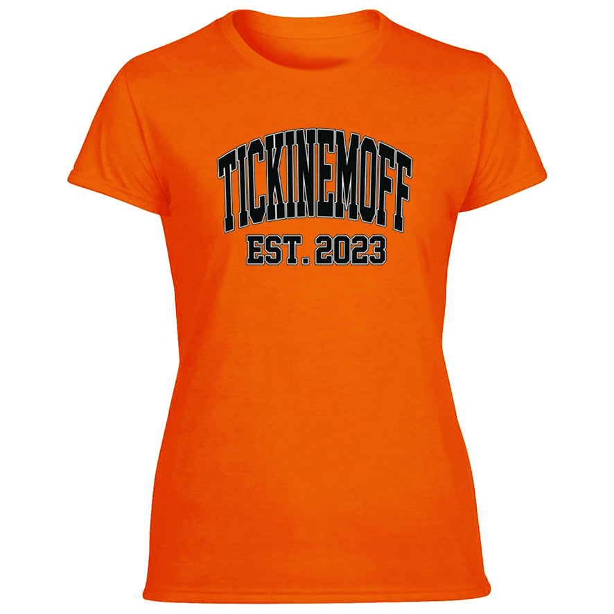 TickinEmOff Women's Tshirt (Varsity)