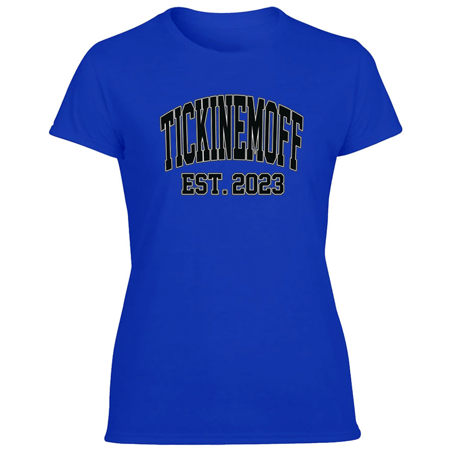 TickinEmOff Women's Tshirt (Varsity)