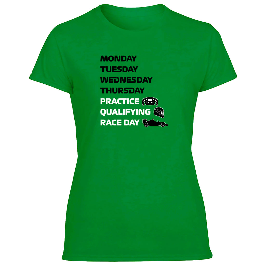 Practice Qualifying Race Day Women's Tshirt