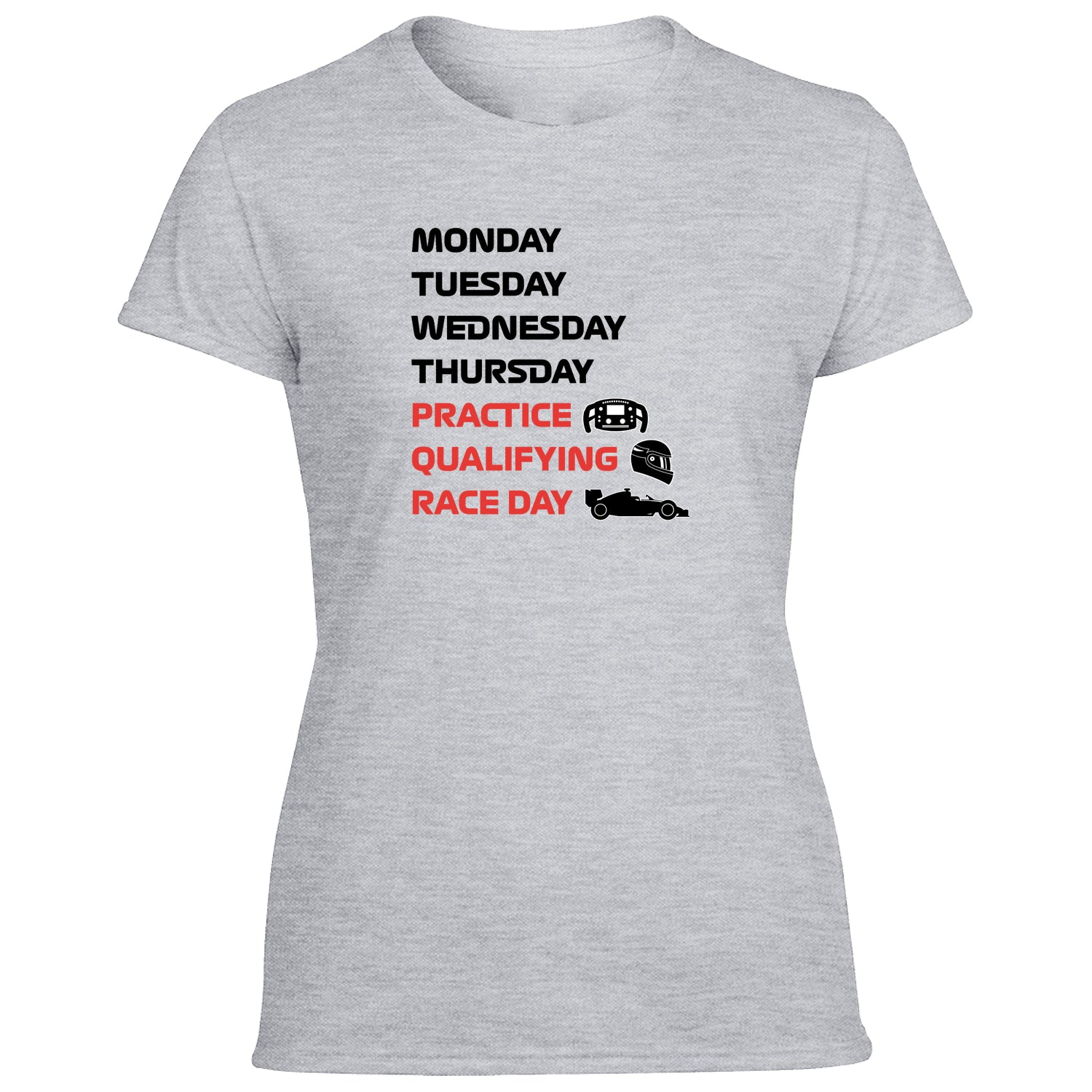 Practice Qualifying Race Day Women's Tshirt