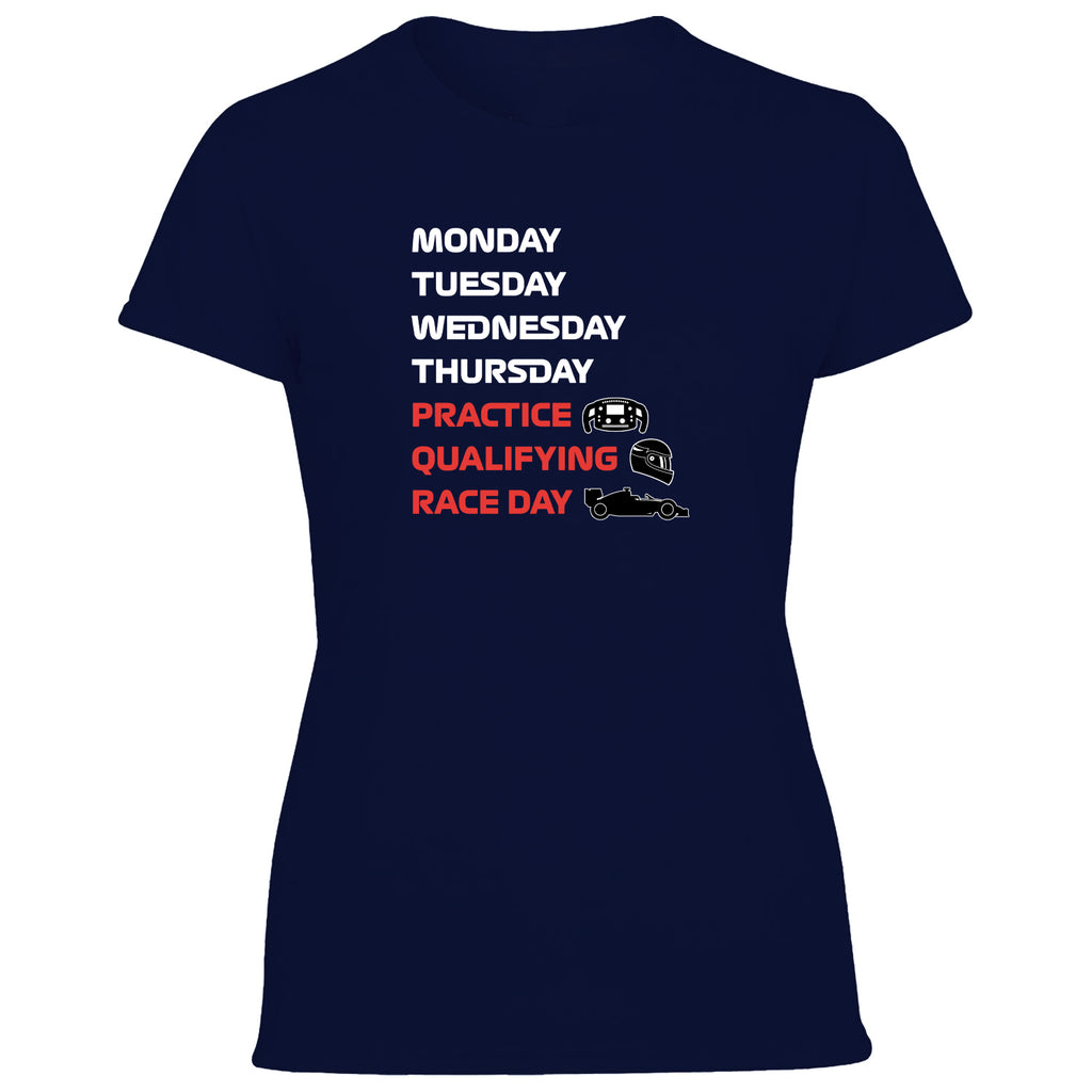 Practice Qualifying Race Day Women's Tshirt