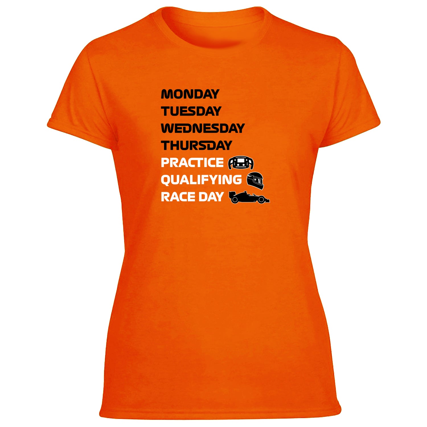 Practice Qualifying Race Day Women's Tshirt
