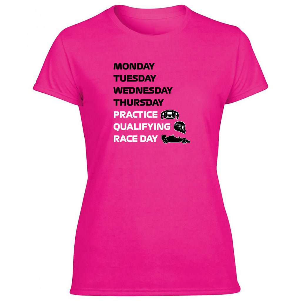 Practice Qualifying Race Day Women's Tshirt