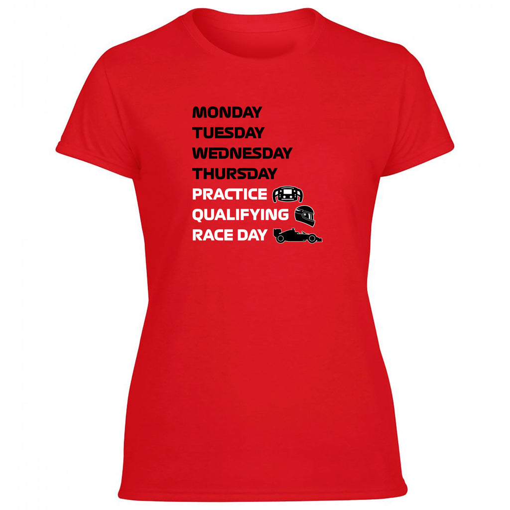 Practice Qualifying Race Day Women's Tshirt