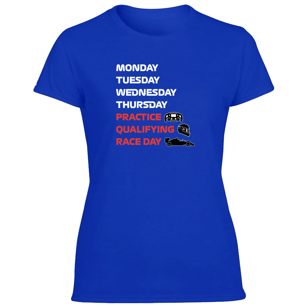 Practice Qualifying Race Day Women's Tshirt