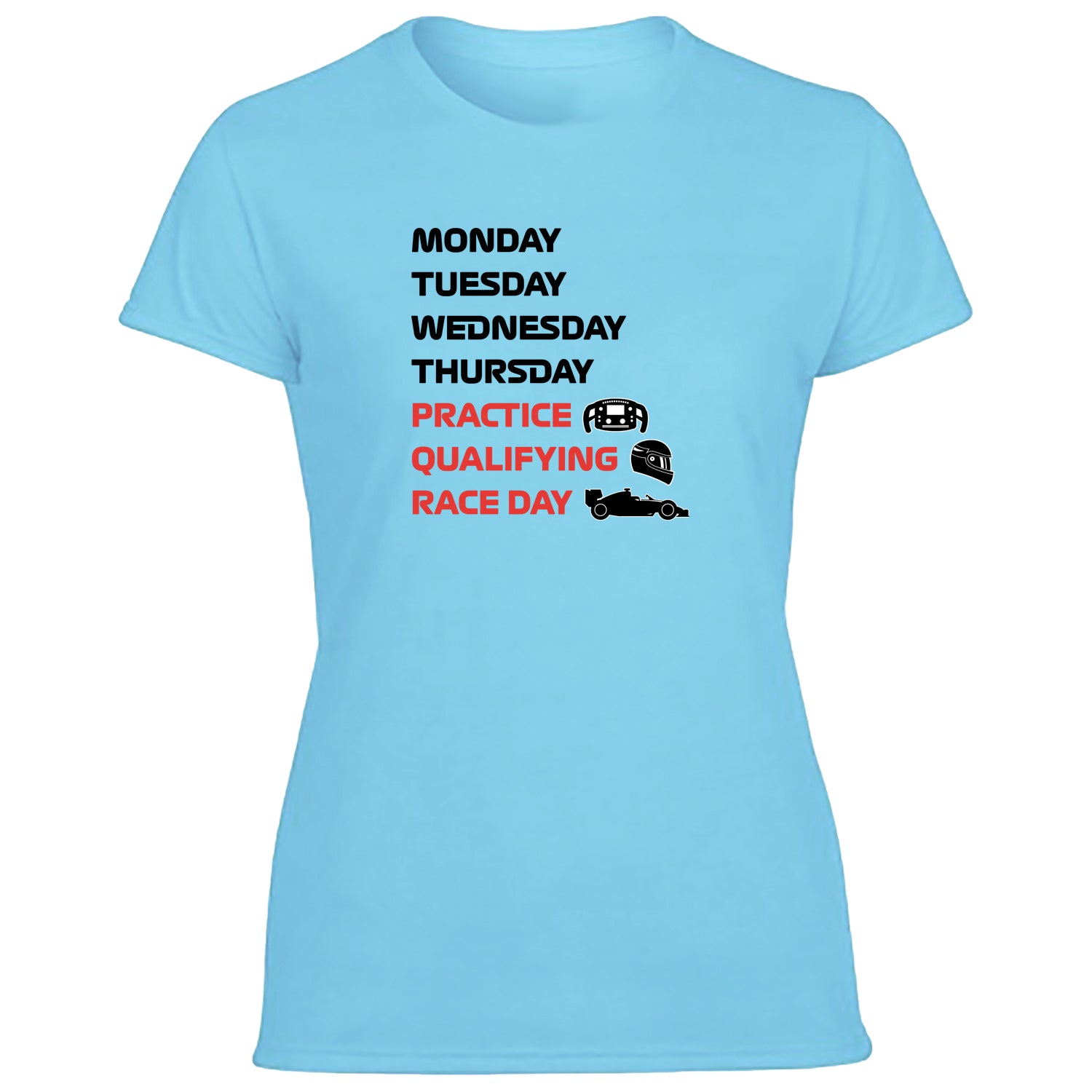 Practice Qualifying Race Day Women's Tshirt