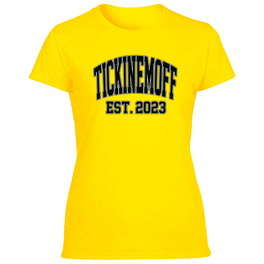 TickinEmOff Women's Tshirt (Varsity)